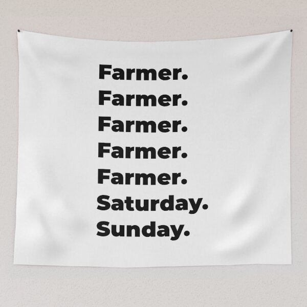 Item preview, Farmer funny workweek designed and sold by SVPOD.