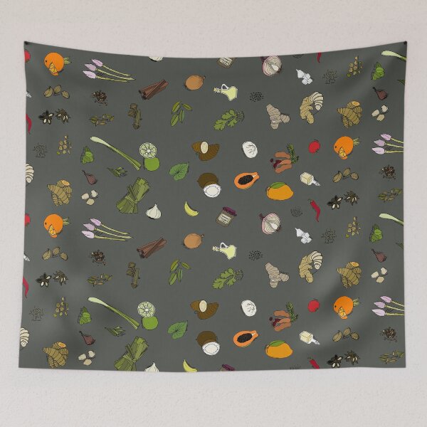 Item preview, Masala in grey designed and sold by CopperCatkin.