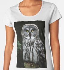 The Great Grey Owl Women's Premium T-Shirt