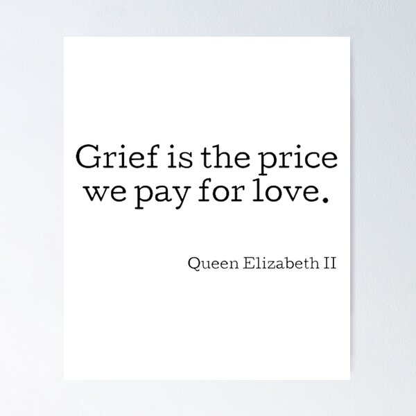 Item preview, Grief is the price we pay for love  designed and sold by LucasDy4.