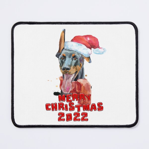 Item preview, Christmas cards 2022 Doberman xmas dog designed and sold by aventi24.