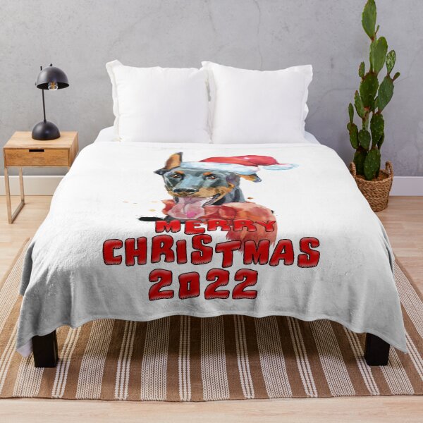 Item preview, Christmas cards 2022 Doberman xmas dog designed and sold by aventi24.