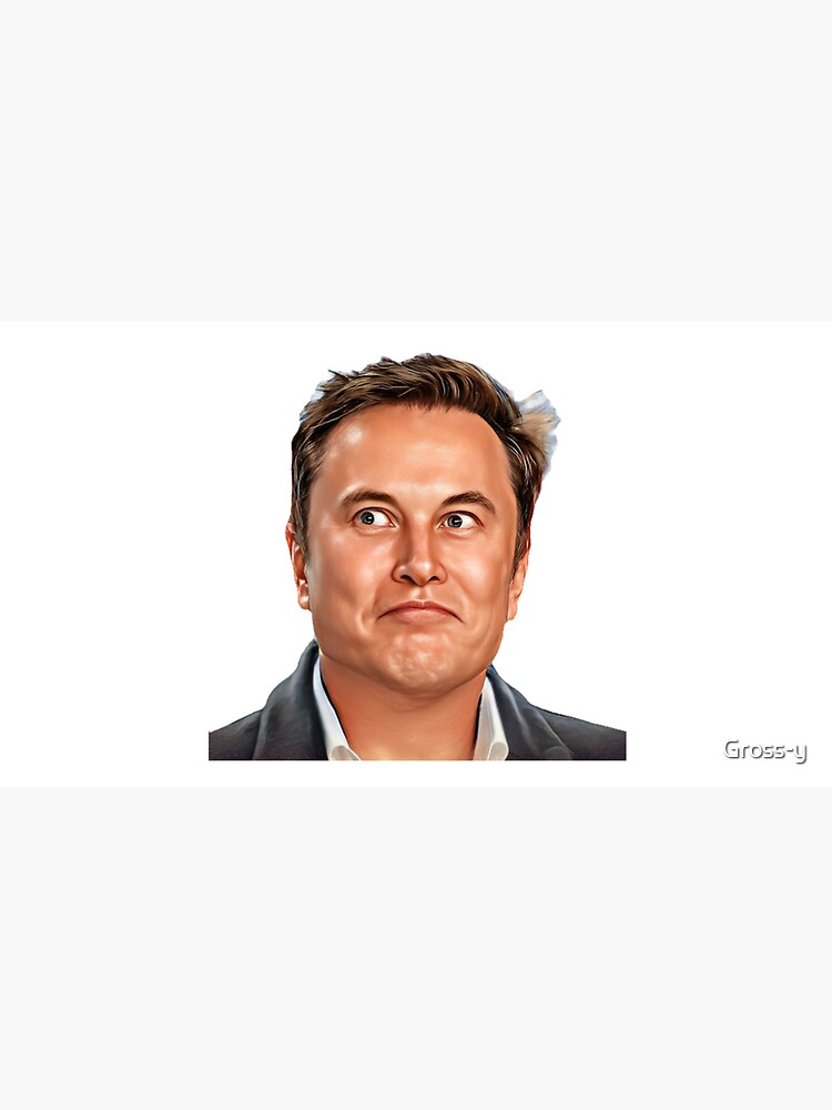 Elon Musk Looking Portrait by Gross-y