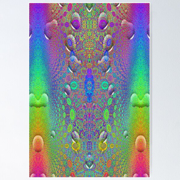Item preview, FUNNY ABSTRACT WATERDROP RAINBOW DREAMING PAINTING. designed and sold by Ralek.