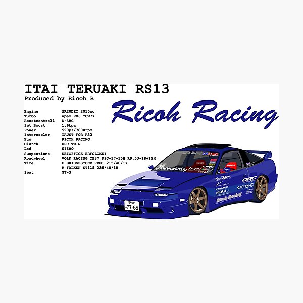 Itai 180sx Photographic Print For Sale By Merlz Redbubble