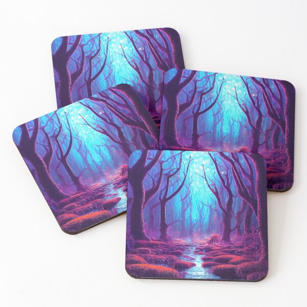 Item preview, Forest trees in fantasy mysterious look  designed and sold by mrlongfield.