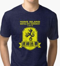 Bruce Lee - Hans Martial Arts Tournament Tri-blend T-Shirt