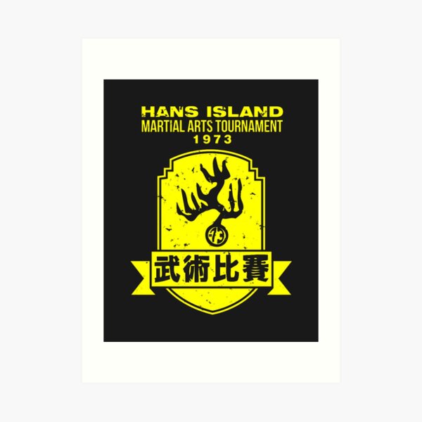 Bruce Lee - Hans Martial Arts Tournament Art Print