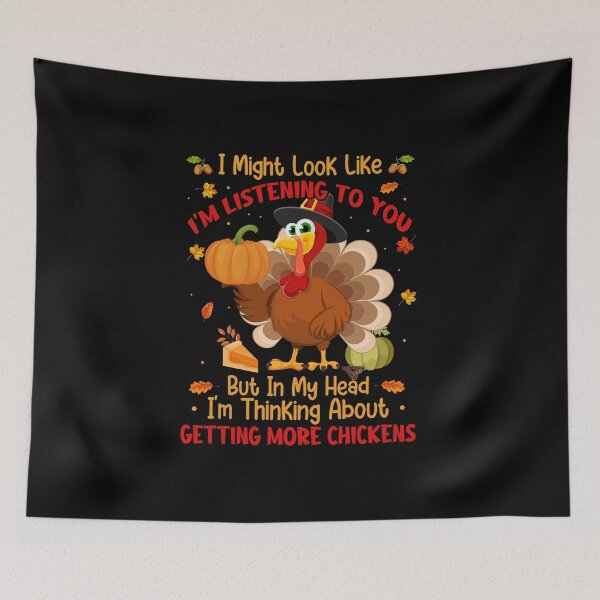 Item preview, I Might Look Like I’m Listening To You Thanksgiving designed and sold by yeatsheggej.
