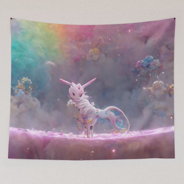 Item preview, Foggy Morning Commute for the Unicorns designed and sold by WinnieWonka13.