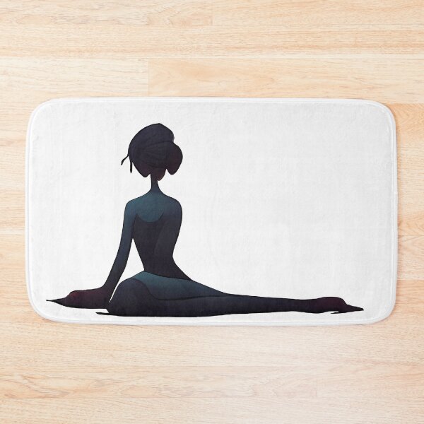 Item preview, Abstract Art of Yoga pose  - Created by Artificial Intelligence designed and sold by Created-by-AI.