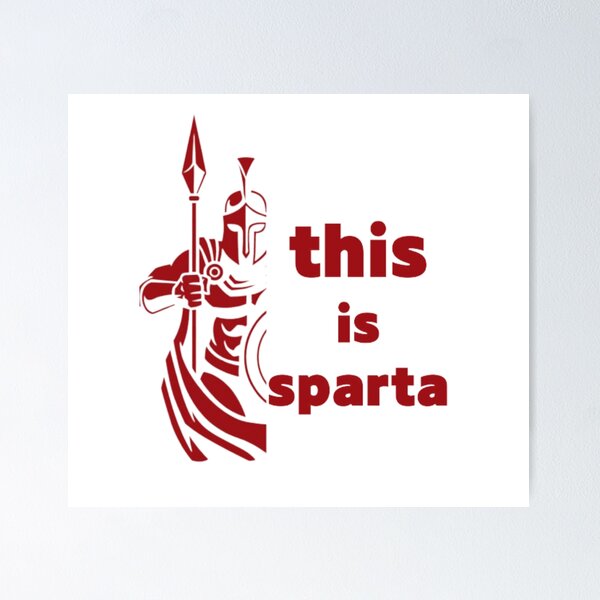 This is Sparta Poster by thesircurly