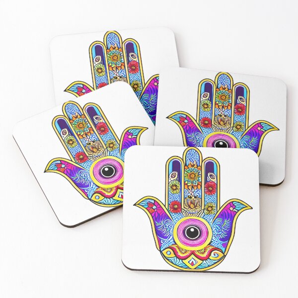 Item preview, Hamsa Hand - Traditional Good Luck Amulet designed and sold by IlluminatedPage.