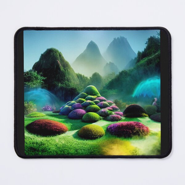 Item preview, Nature series - Green Mountain Peaceful landscape designed and sold by Elflena.