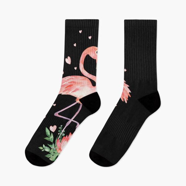 Item preview, Watercolor Beautiful Pink Flamingo Couple designed and sold by virillanissa.