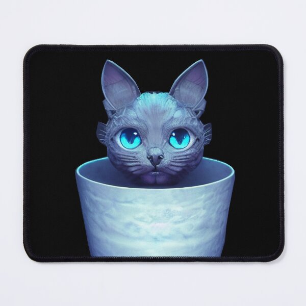 Item preview, Alien Kitty in a Bowl designed and sold by bedim.