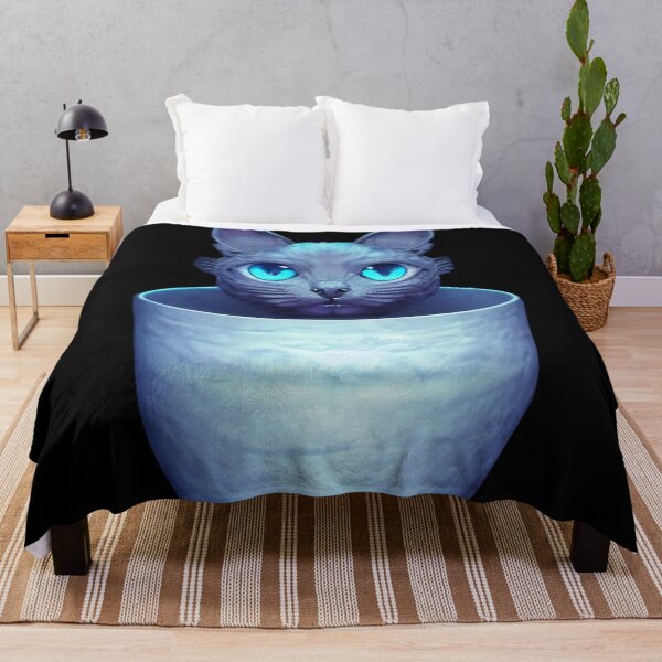 Item preview, Alien Kitty in a Bowl designed and sold by EverythingSings.
