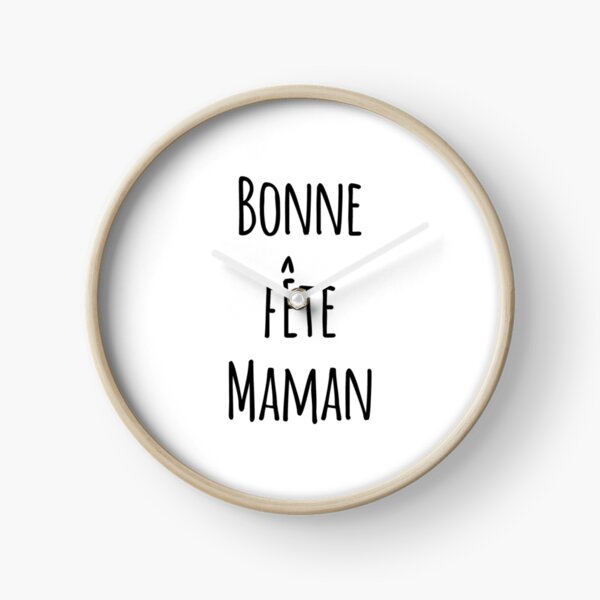 Bonne Fête Maman Clock
