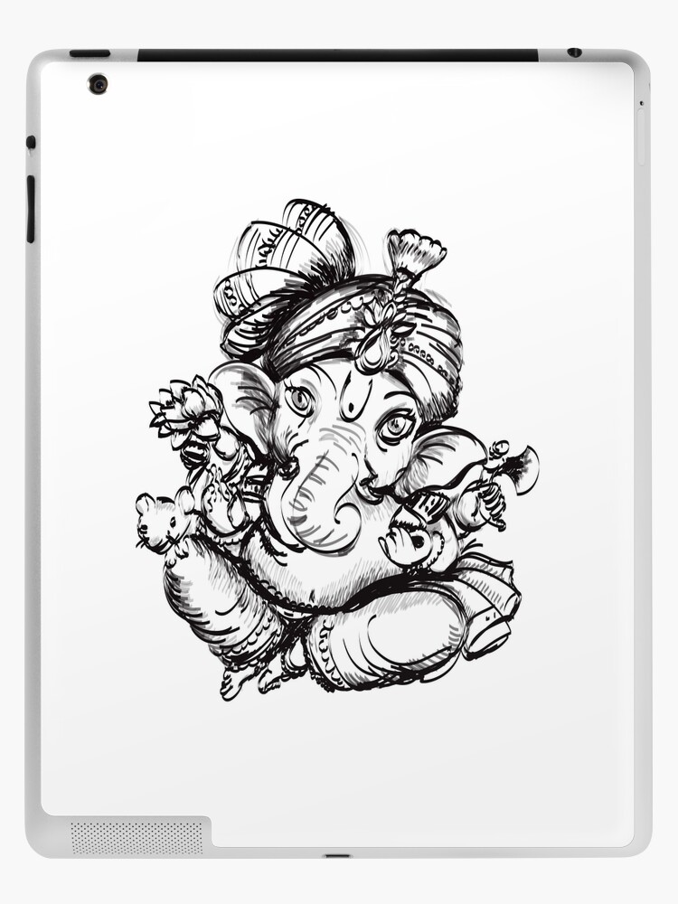 Bal Ganesh Drawing Of Colour, HD Png Download - vhv