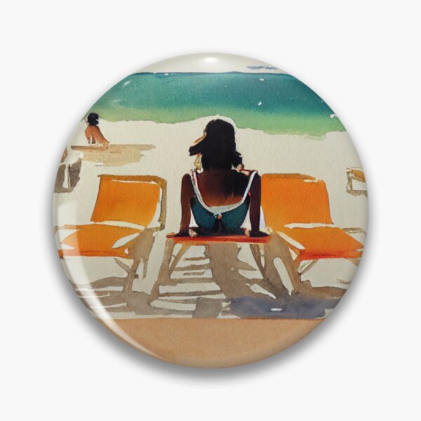 Item preview, Tanned woman sunbathing at the beach designed and sold by recollectionsv.