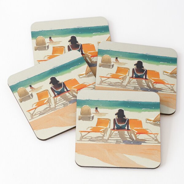 Item preview, Tanned woman sunbathing at the beach designed and sold by recollectionsv.