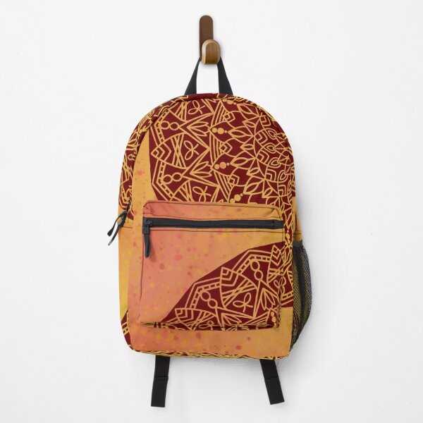 Item preview, yellow orange mandala designed and sold by SoftCanBear.
