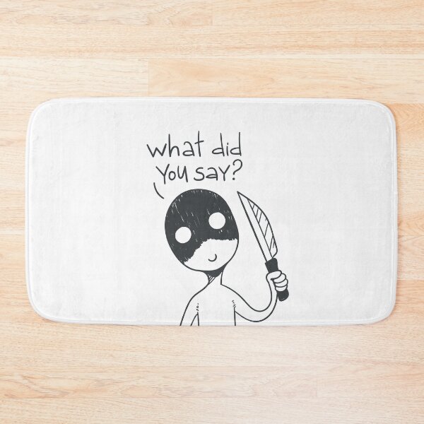 Item preview, what did you say meme | Smile with a knife | Halloween angry meme | say that again meme | funny spooky meme  designed and sold by Vibe Vault.