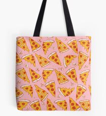 Pizza Night - Pink Tote Bag