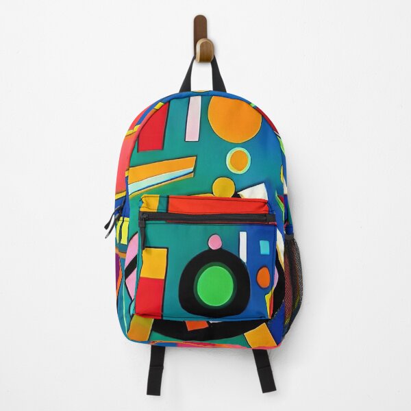 Item preview, Colorful bold happy bright modern art abstract designed and sold by CattlettArt.