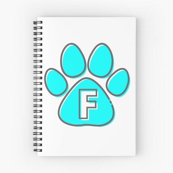 Item preview, Blue Paw Monogram F designed and sold by Coffee Lifestyle.