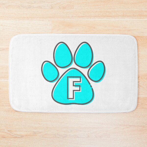 Item preview, Blue Paw Monogram F designed and sold by Coffee Lifestyle.