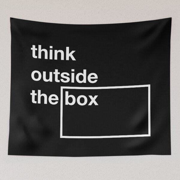 Item preview, Think outside the box designed and sold by annafokina.