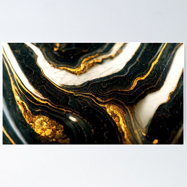 Item preview, Elegant Marble Evolution 5 -black and gold- designed and sold by lematworks.