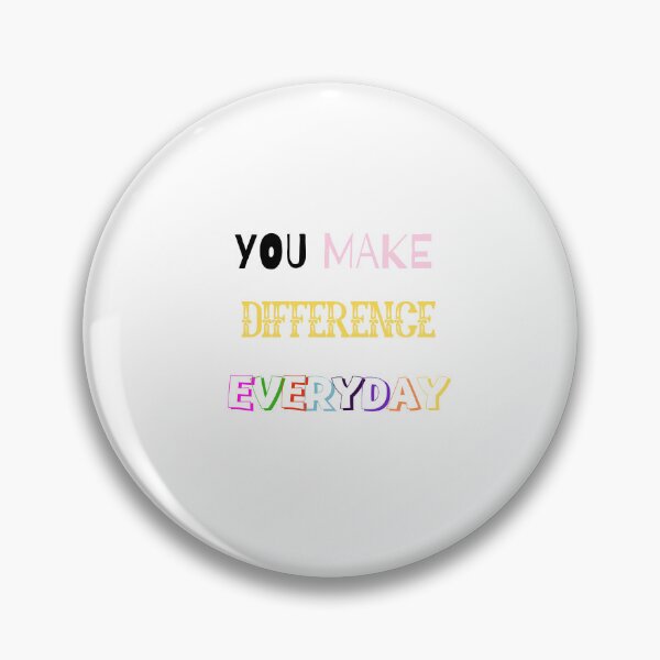 Item preview, You make a difference everyday Sticker designed and sold by FRANI-ART.