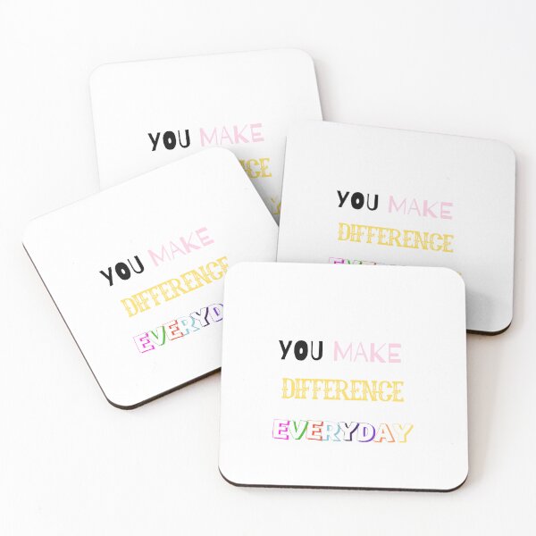 Item preview, You make a difference everyday Sticker designed and sold by FRANI-ART.