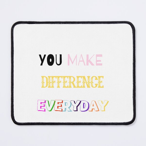 Item preview, You make a difference everyday Sticker designed and sold by FRANI-ART.