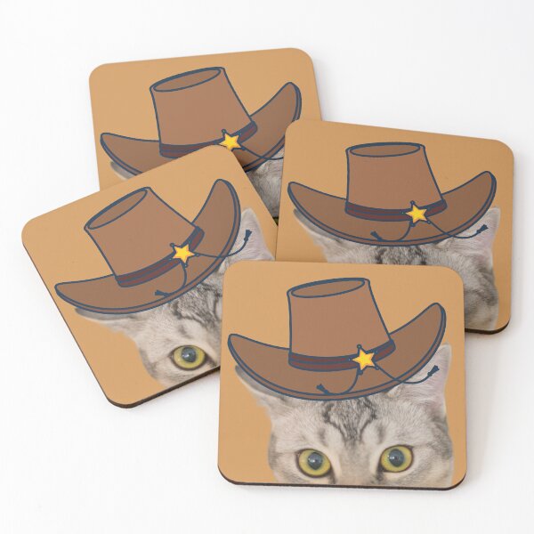 Item preview, Cute cowboy Cat cowboy hat Lover gift designed and sold by MouDantArts.