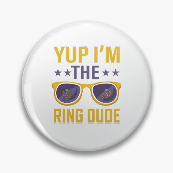 Item preview, Funny Yup I'm The Ring Dude Wedding Bearer Marriage Party designed and sold by Best Designer.