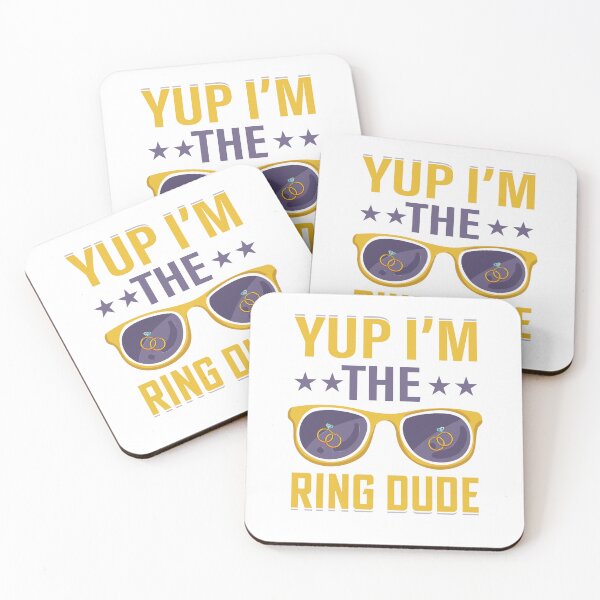 Item preview, Funny Yup I'm The Ring Dude Wedding Bearer Marriage Party designed and sold by Best Designer.
