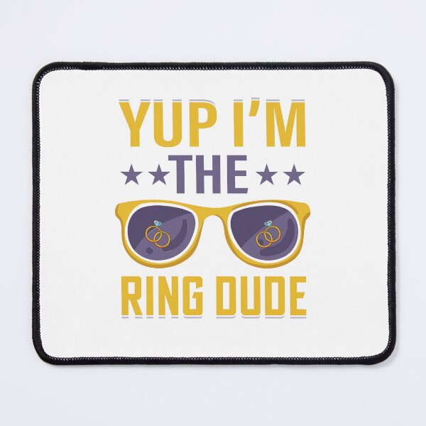 Item preview, Funny Yup I'm The Ring Dude Wedding Bearer Marriage Party designed and sold by Best Designer.