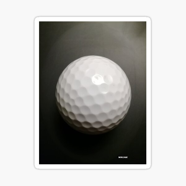 "GOLF BALL" Sticker for Sale by MIKJAKART Redbubble