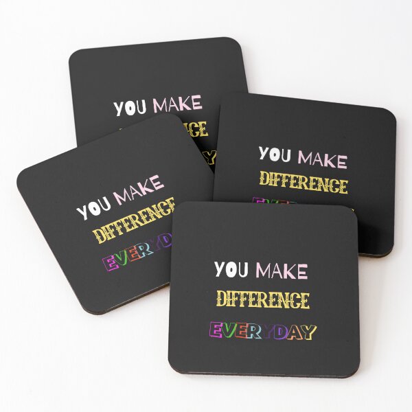 Item preview,  You make a difference everyday Sticker designed and sold by FRANI-ART.