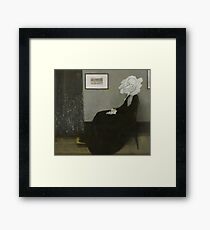 Whistler's Mother - Mr. Bean Framed Print