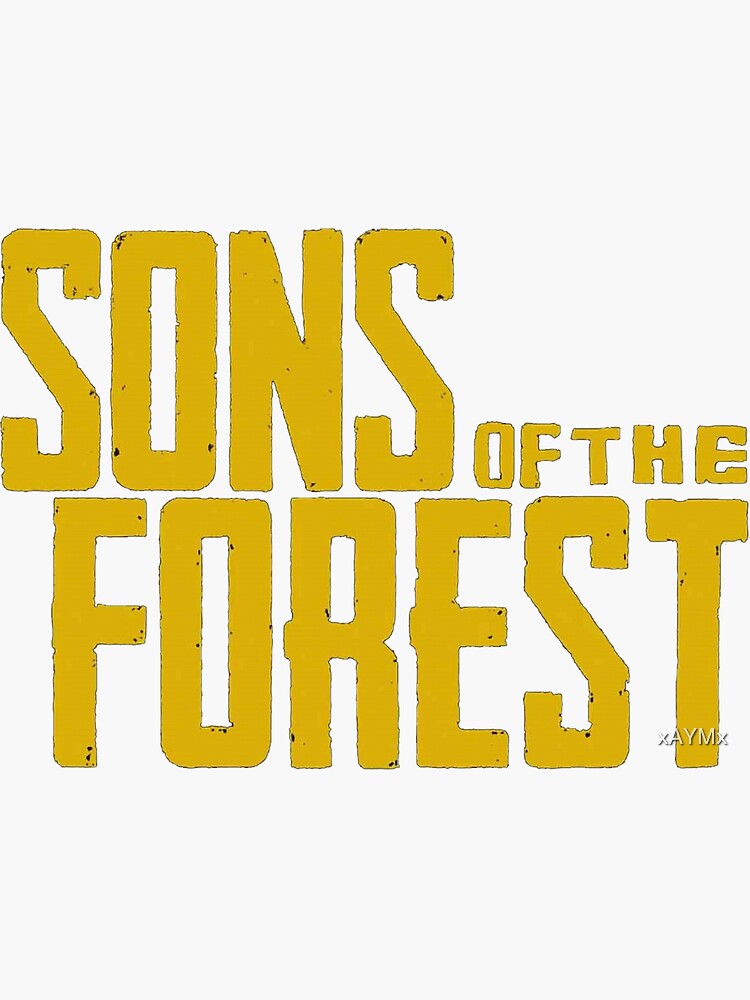 "Sons of the Forest" Sticker for Sale by xAYMx Redbubble