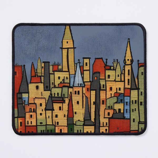 Item preview, Medieval City designed and sold by IlluminatedPage.