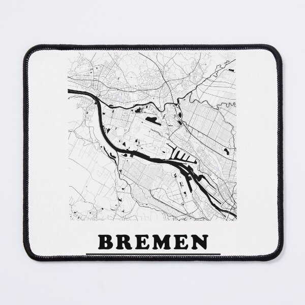 Item preview, Minimal Bremen Map designed and sold by Enea Kelo.