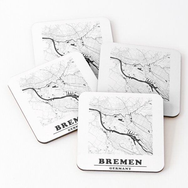 Item preview, Minimal Bremen Map designed and sold by Enea Kelo.