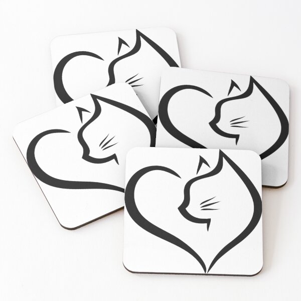 Item preview, cat love designed and sold by Piitchu.