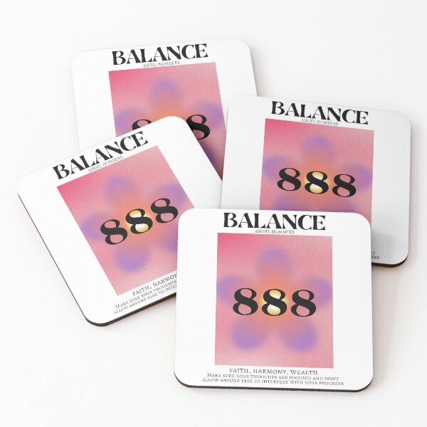 Item preview, Balance - 888 Angel Number - Aura Gradient Design designed and sold by PurpleNotebook.