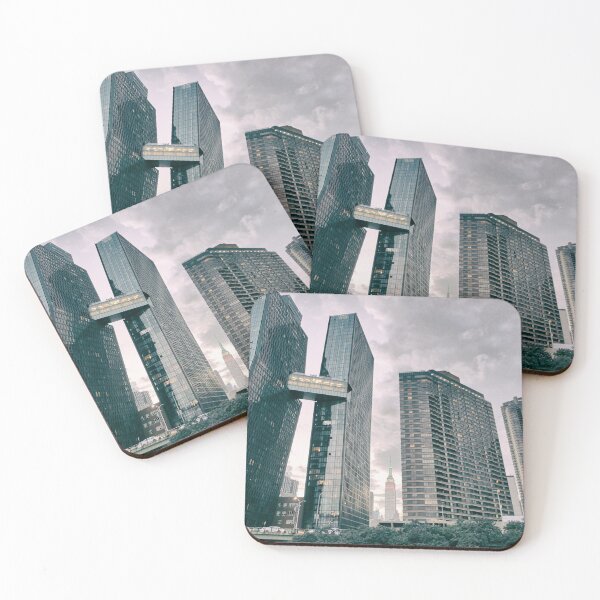 Item preview, Scyscrapers of Manhattan wallpaper-Nyc designed and sold by MadLeader.